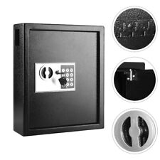 Usa Steel Key Cabinet Lock Box Wall Mount Safe Security Storage Case With Code