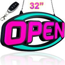 Large Led Open Sign Neon Bright For Restaurant Bar Club Shop Store Business Oval