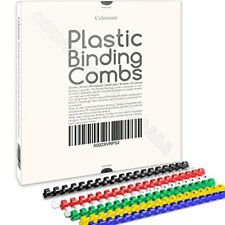 Coloroom 42 Pack Plastic Binding Combs 12 Inch Diameter 90 Sheet Capacity Co