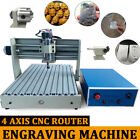 Usb Cnc Router Engraving Machine Engraver T-screw 3040 4 Axis Desktop Carving