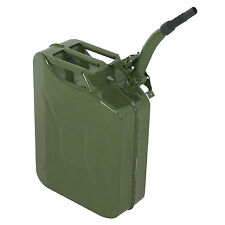 Jerry Can 5 Gal 20l Nato Style Gasoline Fuel Can Metal Gas Tank Emergency Backup