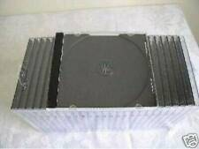 10 New 104mm Single Cd Jewel Cases With Black Tray Bl110pk Free Shipping