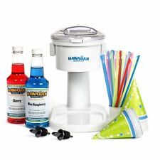 Hawaiian Shaved Ice Kid Friendly Snow Cone Machine Package With Syrup And Access