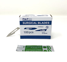 Disposable Surgical Scalpel Blades Size 18 Sterile Carbon Steel Set Of 20
