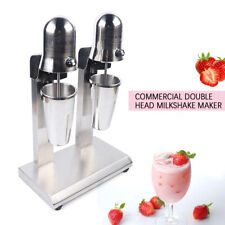 Commercial Smoothie Blender Ice Cream Mixer Milkshaker Maker Double Head 560w