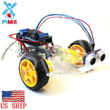 Pimill Arduino Obstacle Avoiding Robot Car Kit Non Soldering Version