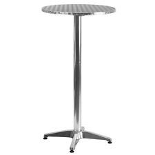 2325 Round Aluminum Indoor Outdoor Folding Restaurant Bar Table With Base