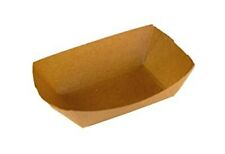 2000 Count Pack Kraft Paper Food Tray Food Boat Biodegradable Eco Friendly