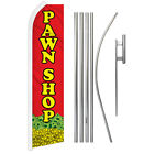 Pawn Shop Super Flag Kit Tall Advertising Super Swooper Feather Banner Sign