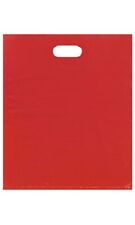 Plastic Shopping Bags Red 500 Low Density Retail Merchandise 15 X 18 X 4 Bag