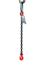 38 10 Foot Grade 80 Sog Single Leg Lifting Chain Sling Oblong Grab Hook