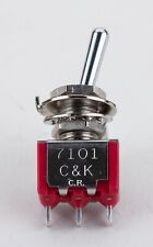 Campk 7101syzqe Spdt Mini Toggle Switch Silver Contacts 2a 250v 5a 120 New
