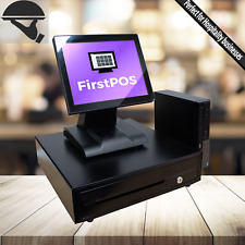 Firstpos 12in Touch Screen Pos Cash Register Till System Bar Clubs