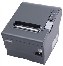 Epson Tm T88v Thermal Receipt Printer Usbethernet Interface Dark Grey