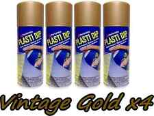 Plasti Dip Metallic Vintage Gold 4 Pack Rubber Coating Spray 11oz Aerosol Cans