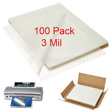 100 Pack Laminating Pouches 3 Mil Legal Size 9 X 115 Sheet Thermal Heat Seal