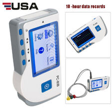 Portable Ecg Ekg Monitor Electrocardiograph Heart Rate Monitor Record Machine Ce