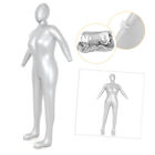 Silver Pvc Woman Whole Body With Arm Inflatable Mannequin Torso Models