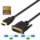 New Hdmi To Dvi-d 241 Pin Monitor Display Adapter Cable Malemale Hd Hdtv 6 Ft