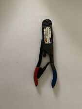 Amp Tyco 59250 Red And Blue T Head Ratchet Crimp Crimper Crimping Tool Clean