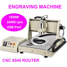 Usb 4 Axis Cnc Router Engraver 6040 Engraving Machine Woodworking 15kw Vfd