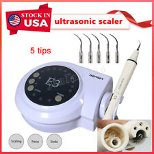 Portable Dental Ultrasonic Scaler Handpiece 5tips Fit Cavitron Ems Woodpecker