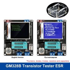 Gm328b Transistor Tester Lcr Diode Capacitance Esr Voltage Frequency Meter Pwm