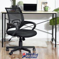 Office Chair Mesh Black Ergonomic Curved Back Computer Chair Task Desk Seat