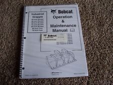 Bobcat 60 66 68 72 78 80 Inch Bucket Amp Fork Owner Operator User Guide Manual