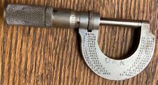 Starrett 230 F Micrometer Machinist Ratchet Friction Spindle Lock Made In Usa