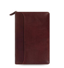Filofax Personal Size Lockwood Zip Organiser Diary Garnet Red Leather 021687 C3