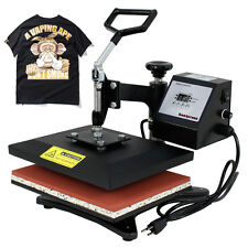 T Shirt Heat Press Sublimation Transfer Machine Compact 10 X 12 Swing Away