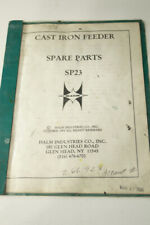 Halm Jet Printing Press Spare Parts Diagrams Sp23 Manual