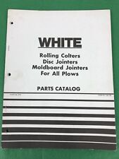 White Rolling Colters Disc Jointers Moldboard Jointers All Plows Parts Catalog