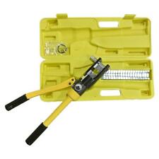 16 Ton Hydraulic Wire Terminal Crimper Battery Cable Lug Crimping Tool Withdies