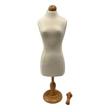 Interchangeable White Mini Jersey Female Dress Form Mannequin Jewelry Display