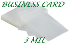 50 Business Card 3 Mil Laminating Pouches Laminator Sheets 2 14 X 3 34 Quality