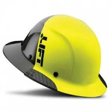 Lift Safety Hdf 50c19hc Dax 5050 Carbon Fiber Full Brim Hard Hat Yellow Black