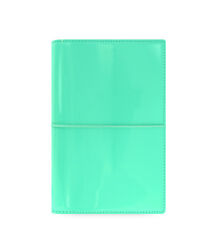Filofax Domino Organizer Patent Turquoise Personal Size 022514