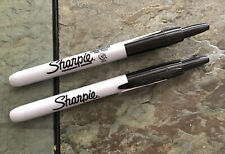 36701 Sharpie Retractable Permanent Marker Black Ink Fine Point Pack Of 2