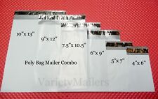 54 Poly Bag Mailer Variety Pack 9 Each Of 6 Sizes Shipping Envelope Assortment