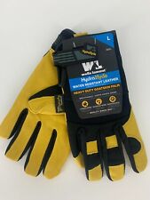 Wells Lamont Mens Hydrahyde Leather Work Gloves Size L Xl