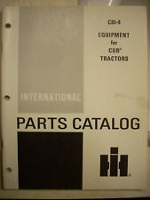 Ih Farmall Mccormick International Cub 154 185 184 284 Equipment Parts Manual