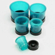 5 Pcs Dental Lab Plastic Round Casting Flasks Rings Formers Withbase Base Wax