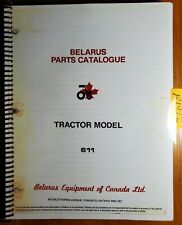 Belarus 611 Tractor Parts Catalog Manual 581 English Amp French