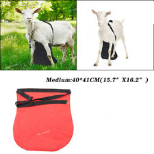 Anti Breeding Odor Control Apron With Harness For Goats Sheep Red Medium Size