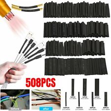 508pcs Heat Shrink Tubing Wire Wrap Assortment Set Electrical Connection Cable