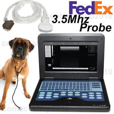 Vet Pet Animal Laptop Ultrasound Scanner Machine 35 Convex Probe Usa Fedex