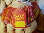 Red Yellow Sale Price Strung Merchandise Price Tags Retail String Hang Coupon