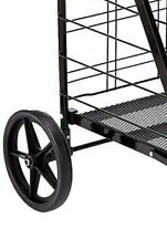 Uniware 1203 Shopping Cart Spare Rear Wheel Black
